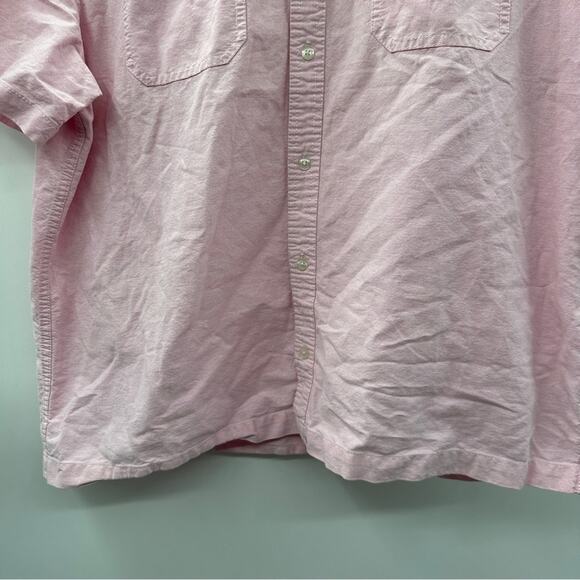 Calvin Klein Men's Light Pink Short Sleeve Button Down Shirt Size XL - Picture 3 of 8